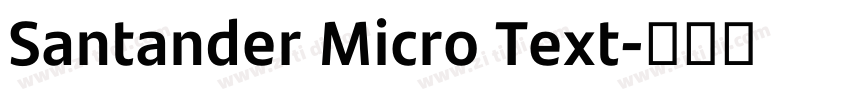 Santander Micro Text字体转换